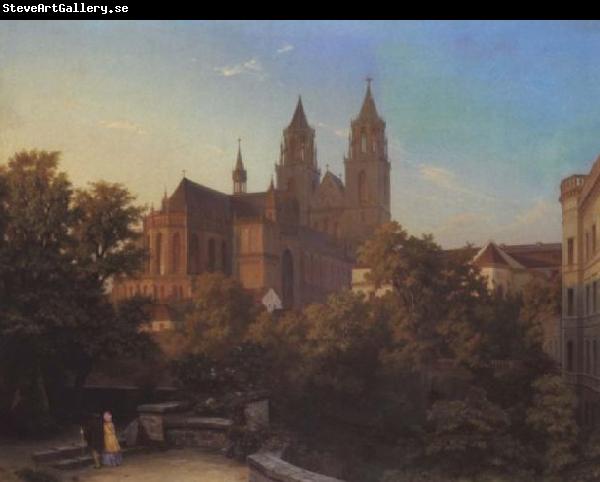 Hermann Gemmel View of the Cathedral of Magdeburg